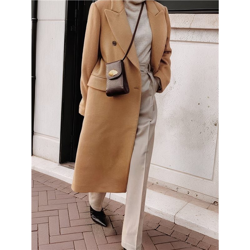 A24F-Womens Long Wool Coats Fa - Wool Coat Peacoat review and price