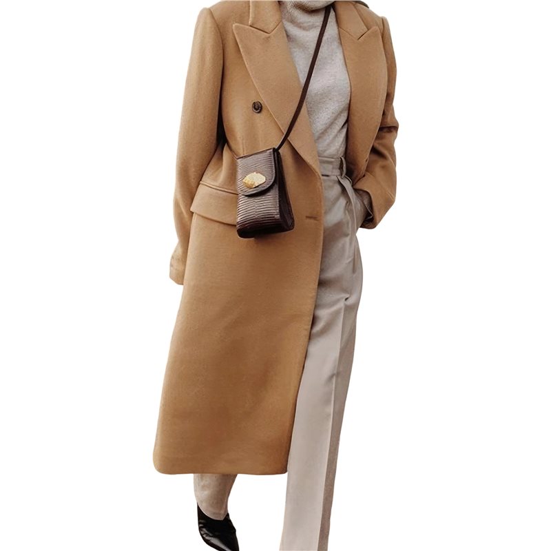A24F-Womens Long Wool Coats Fa - Wool Coat Peacoat review and price