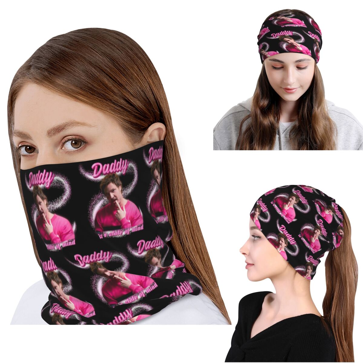 Pedro Pascal Sacred Heart Band - Knit Beanie Hat Warm review and price