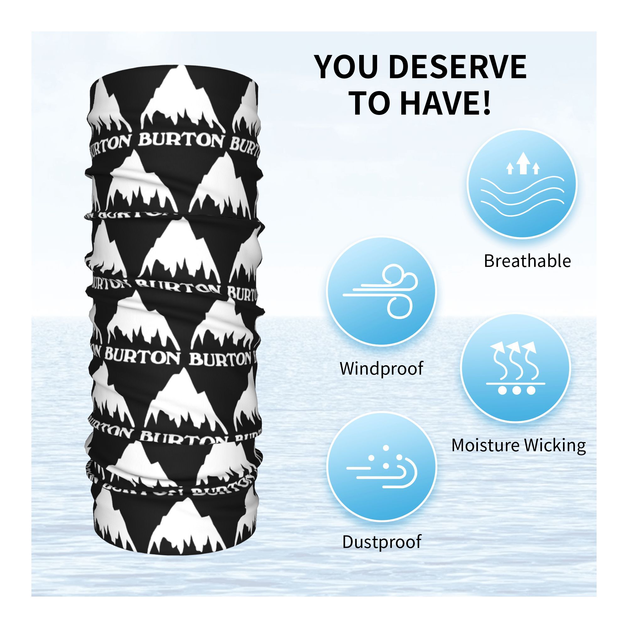 Custom B-Burtons Neck Gaiter M - Neck Gaiter Fleece review and price