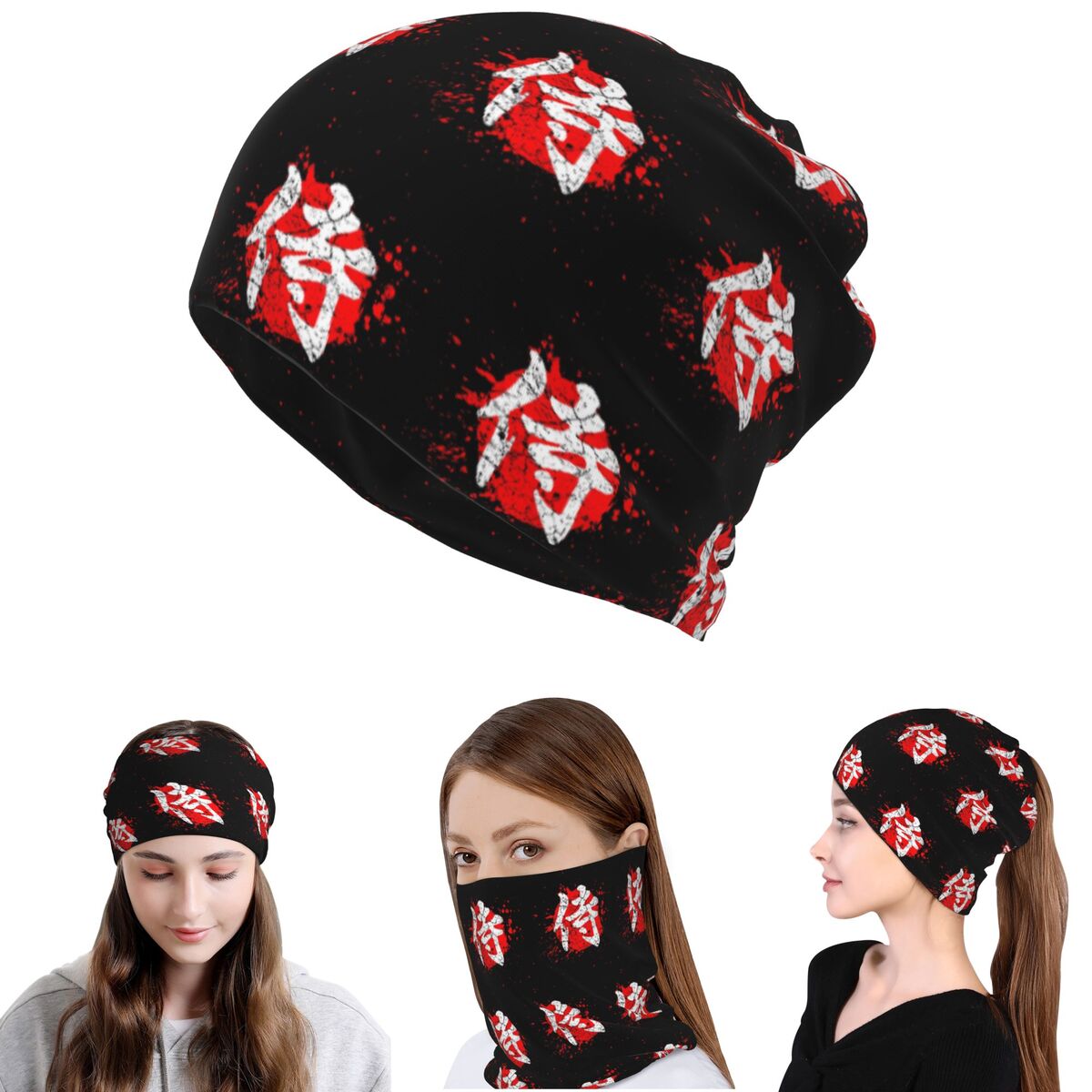 Japanese Bushido Samurai Chara - Knit Beanie Hat Warm review and price