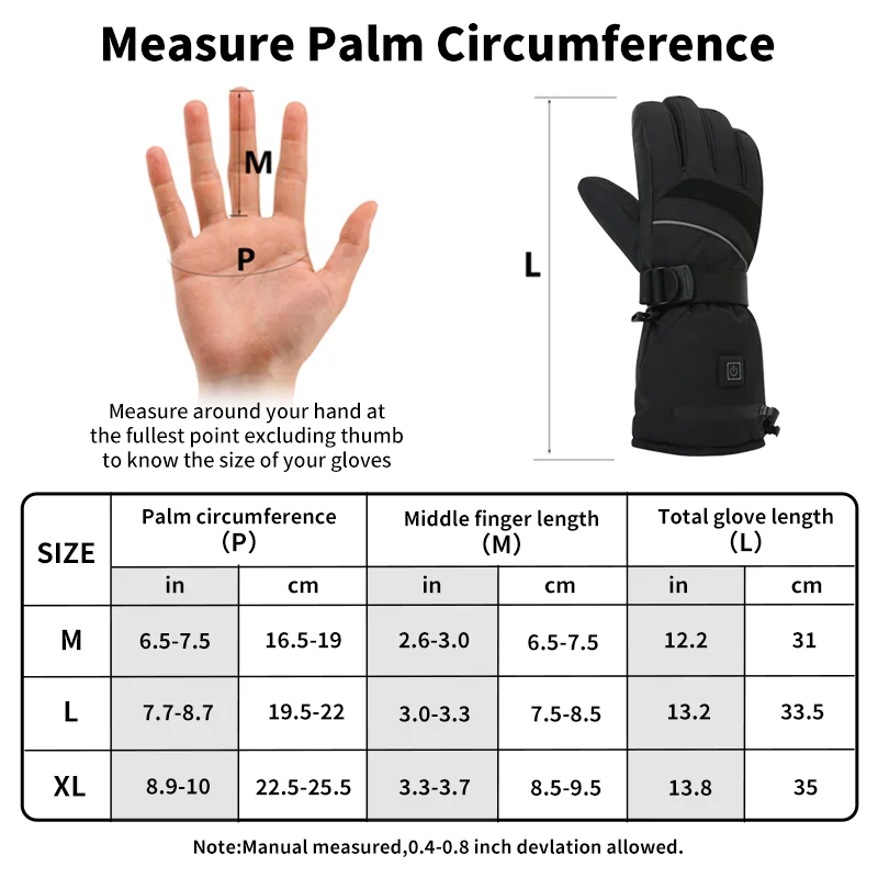 USB Rechargeable Heated Motorc - Touch Screen Gloves review and price